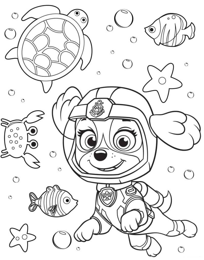 Desenho de Patrulha Canina para imprimir