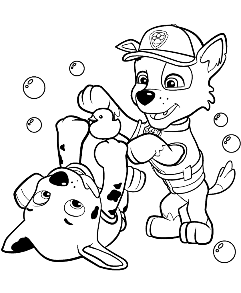 Desenho de Patrulha Canina para imprimir