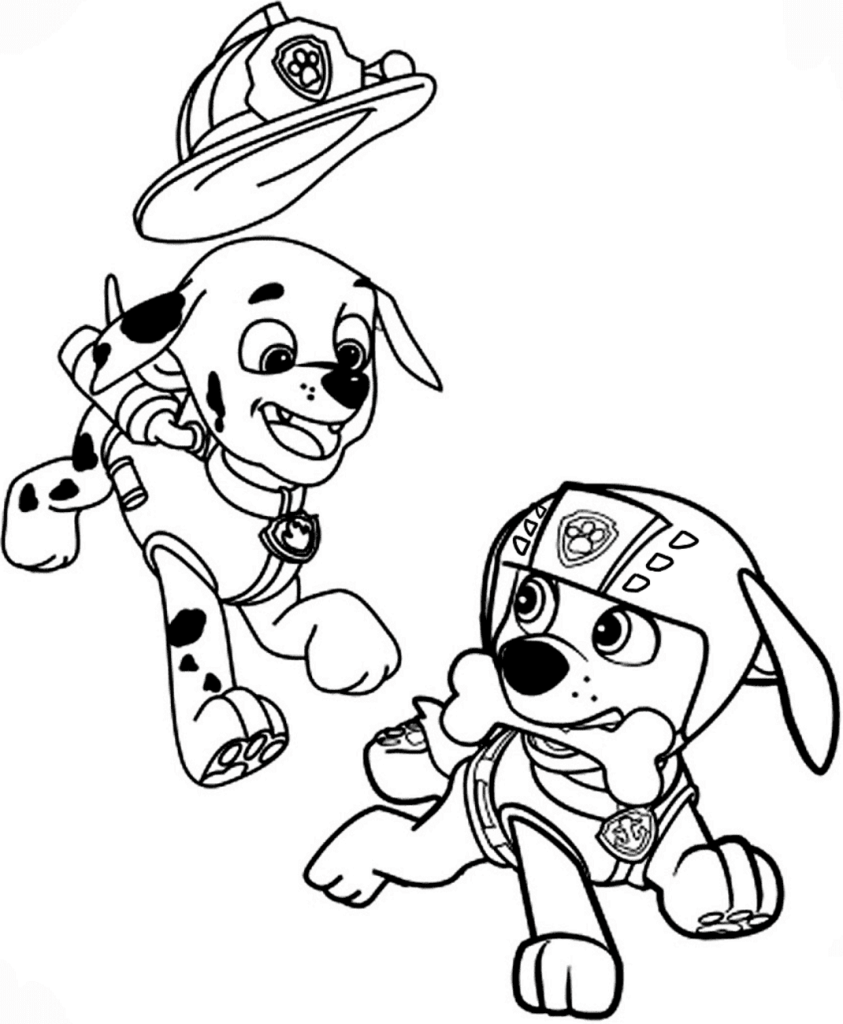Desenho de Patrulha Canina para imprimir