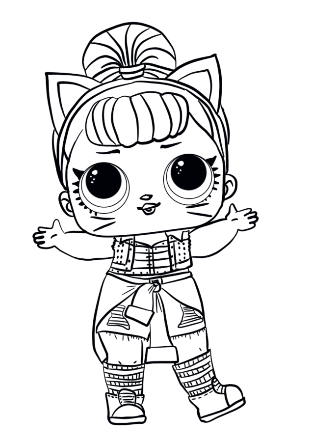 Desenho de LOL Surprise para imprimir