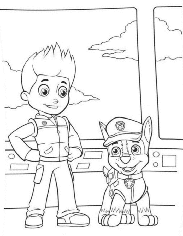 Desenho de Patrulha Canina para imprimir