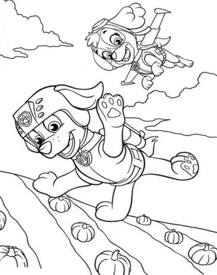 Desenho de Patrulha Canina para imprimir