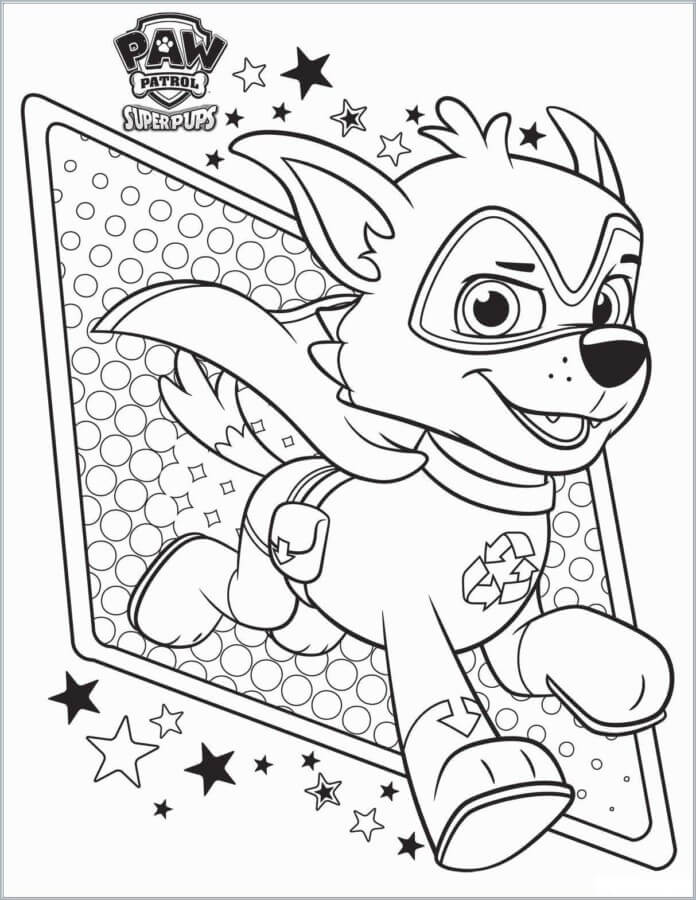 Desenho de Patrulha Canina para imprimir