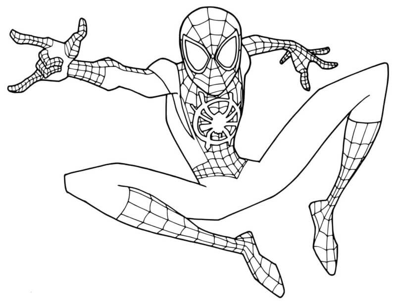 Desenho de Homem-Aranha (Spider-Man) para imprimir