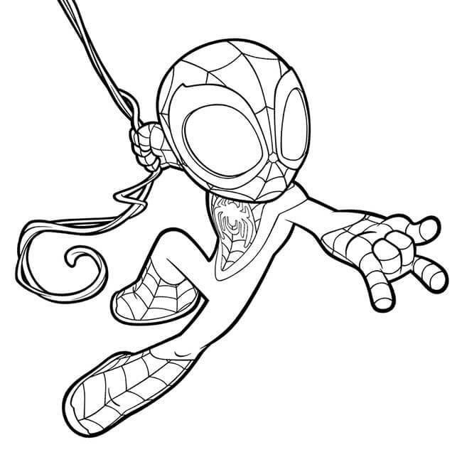 Desenho de Homem-Aranha (Spider-Man) para imprimir