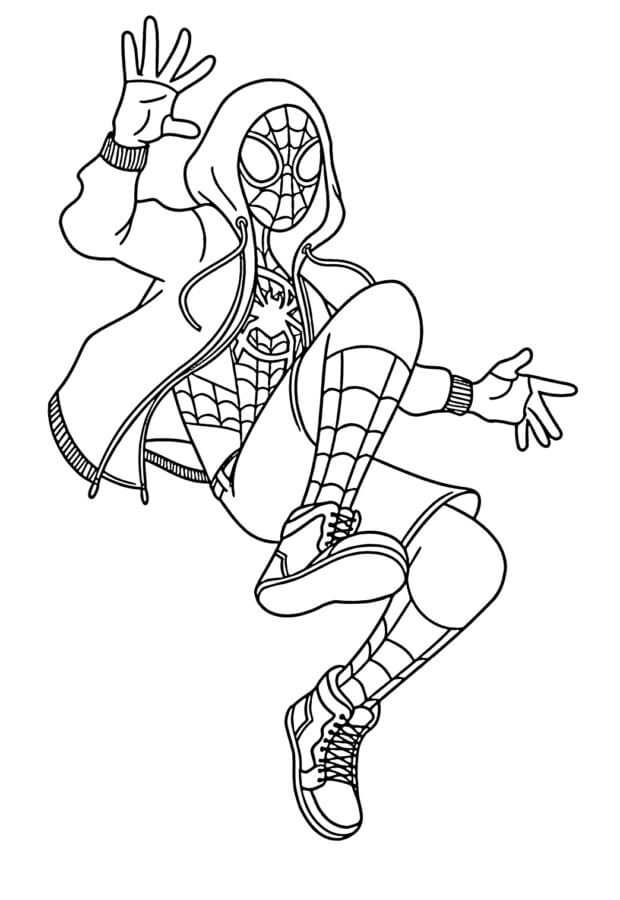 Desenho de Homem-Aranha (Spider-Man) para imprimir
