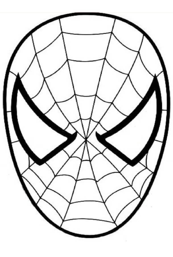 Desenho de Homem-Aranha (Spider-Man) para imprimir