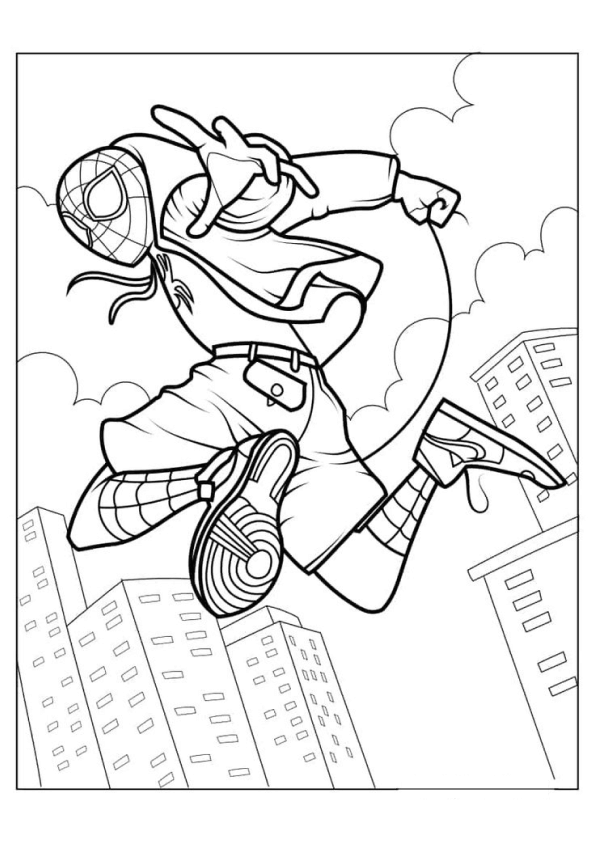 Desenho de Homem-Aranha (Spider-Man) para imprimir