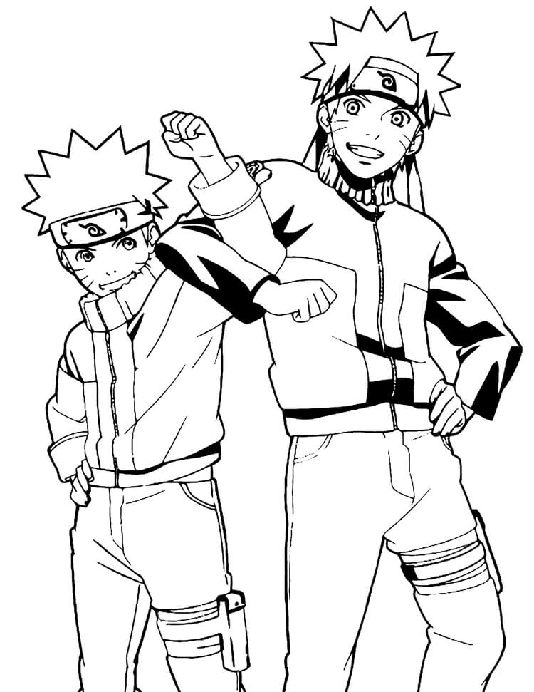 Desenho de Naruto para imprimir