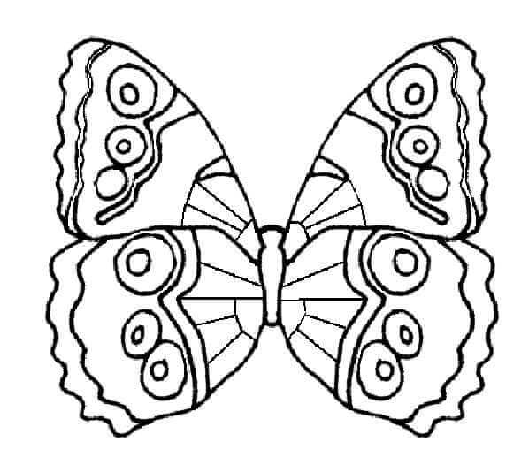 Desenho de Borboletas para imprimir