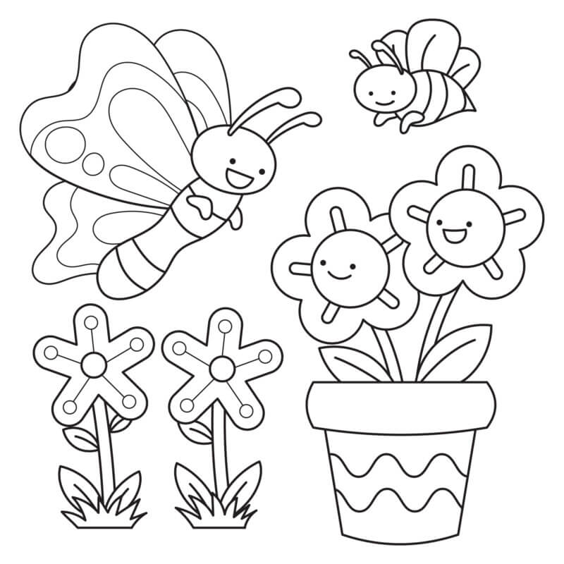 Desenho de Borboletas para imprimir