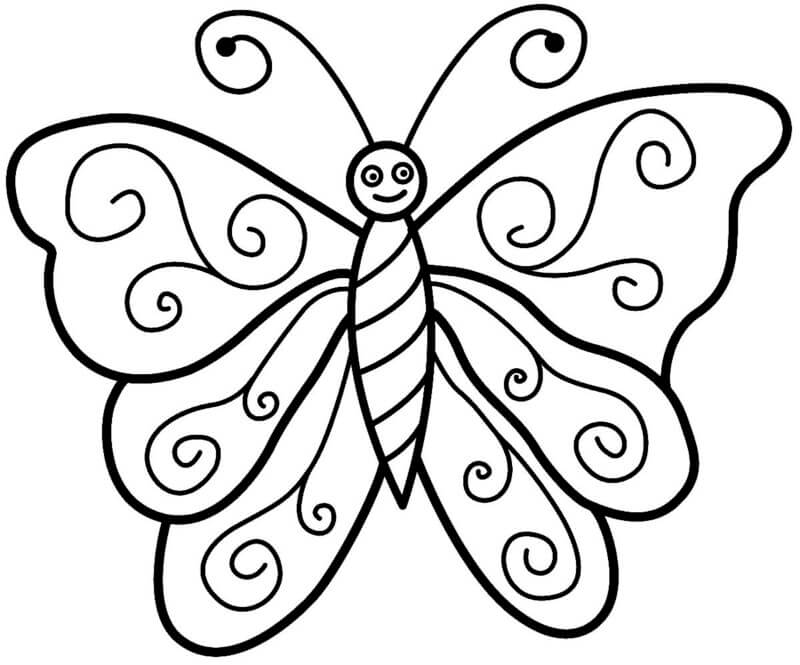 Desenho de Borboletas para imprimir