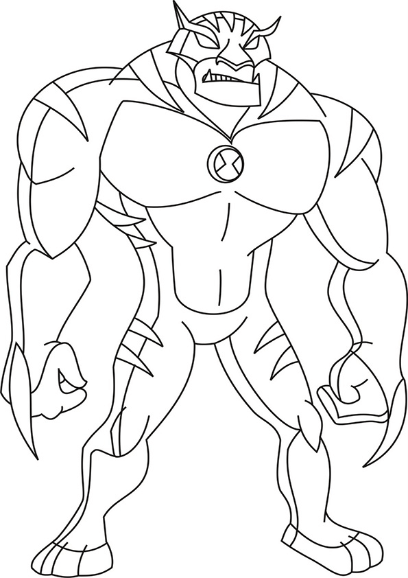 Desenho de Ben 10 para imprimir