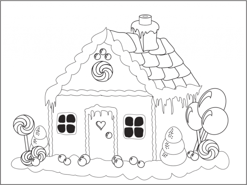 Desenho de Casas para imprimir