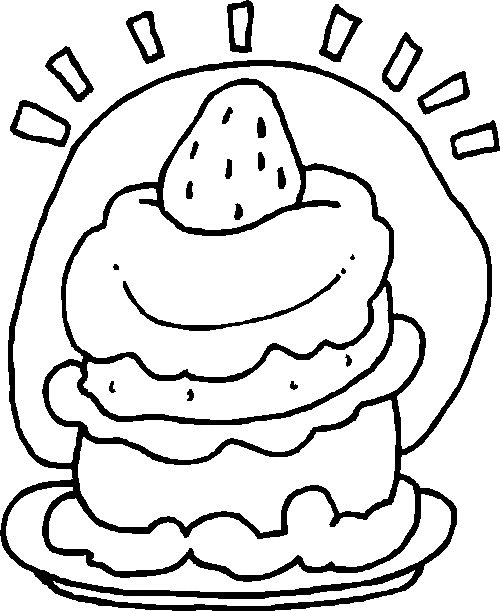 Desenho de Comida para imprimir