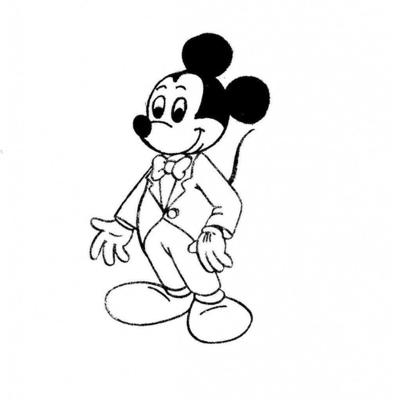 Desenho de Mickey Mouse para imprimir
