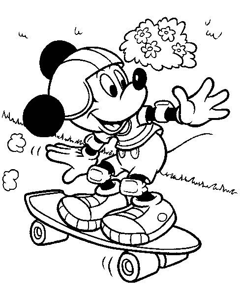 Desenho de Mickey Mouse para imprimir