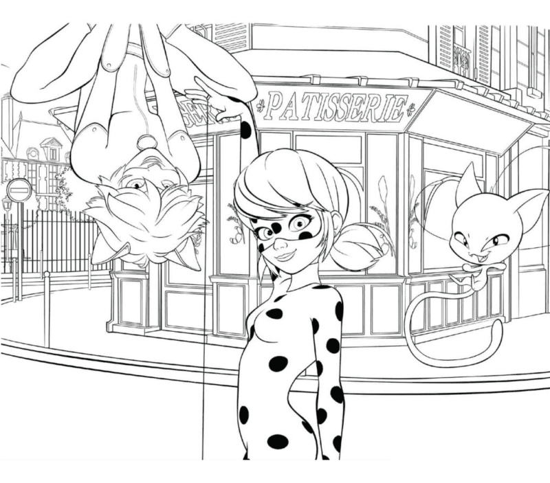 Desenho de Ladybug para imprimir