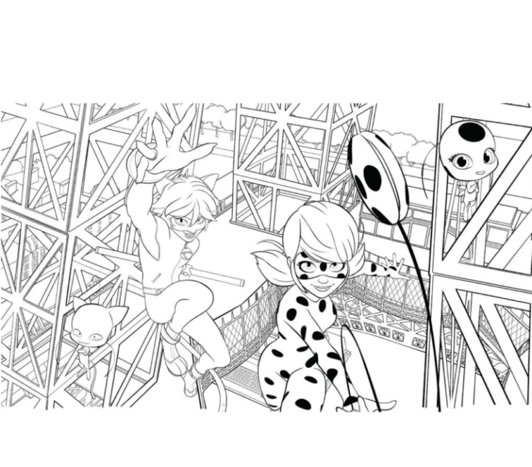 Desenho de Ladybug para imprimir