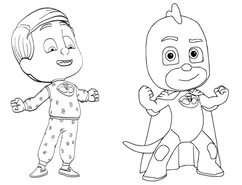 Desenho de PJ Masks para imprimir