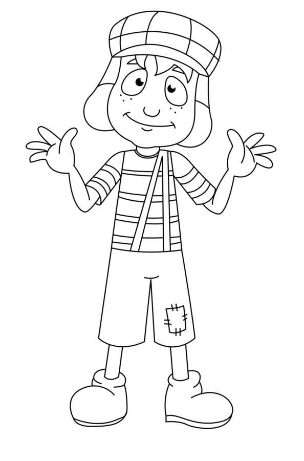Desenho de Chaves para imprimir