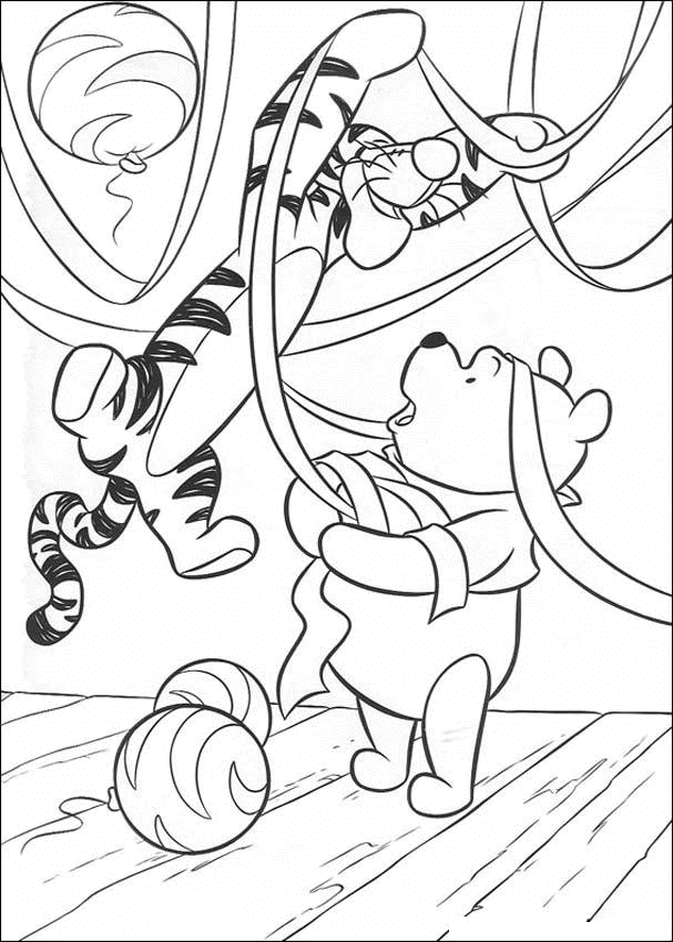 Desenho de Ursinho Pooh para imprimir