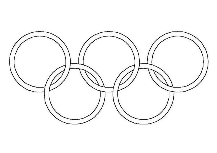 Desenho de Olimpíadas (Jogos Olímpicos) para imprimir