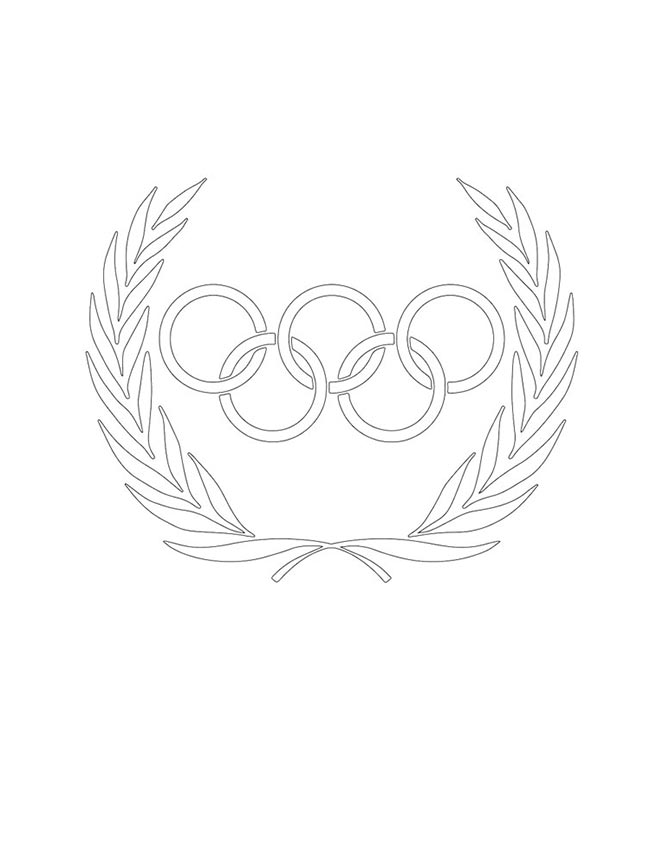 Desenho de Olimpíadas (Jogos Olímpicos) para imprimir