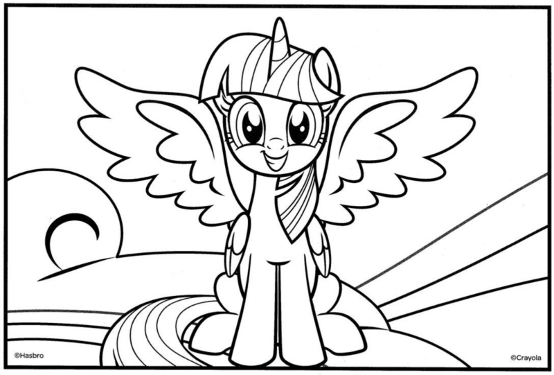 my little pony desenho para colorir