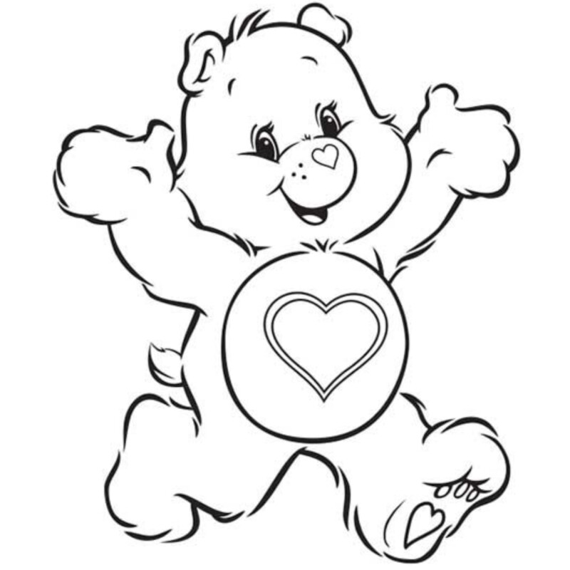 urso desenho para colorir