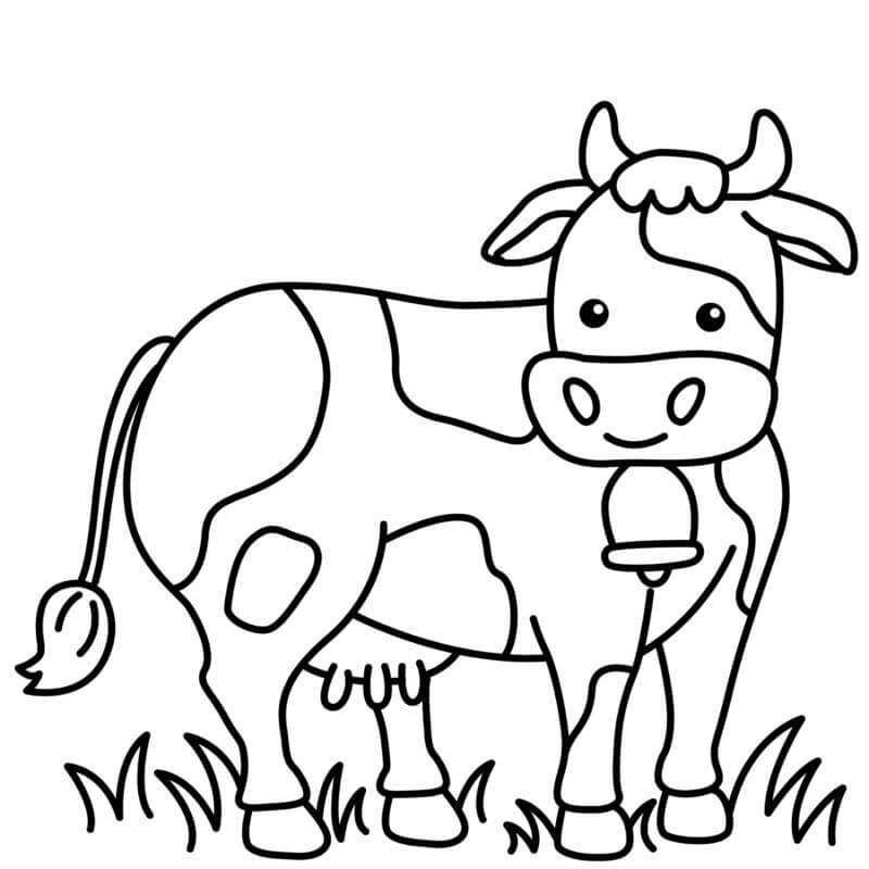 Desenho de Vacas para imprimir