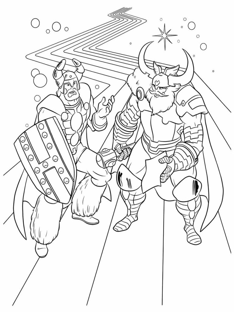 Desenho de Thor para imprimir