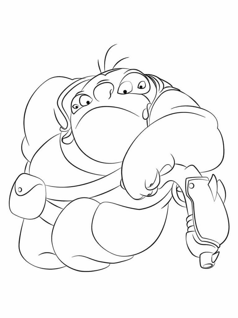 Desenho de Lilo & Stitch para imprimir