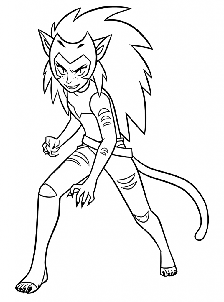 Desenho de She-Ra: A Princesa do Poder para imprimir