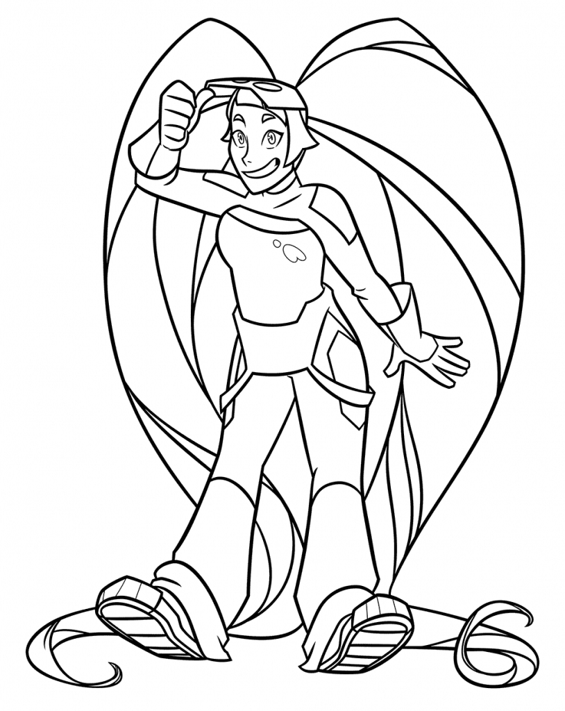 Desenho de She-Ra: A Princesa do Poder para imprimir