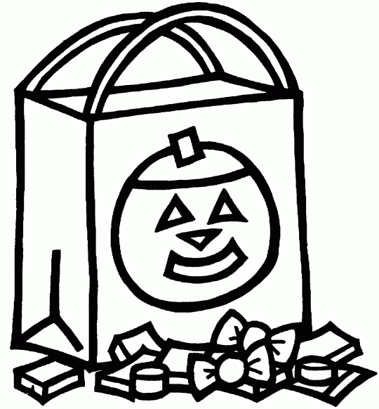Desenho de Halloween para imprimir