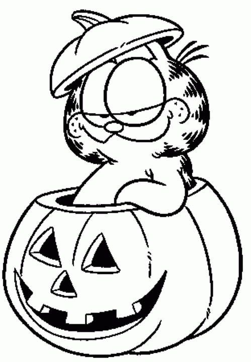 Desenho de Halloween para imprimir