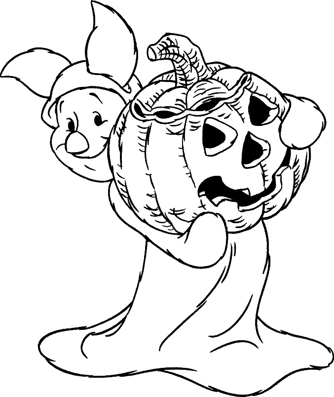 Desenho de Halloween para imprimir