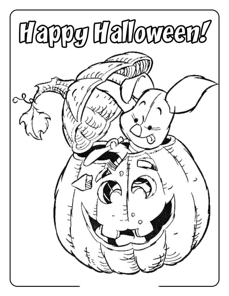Desenho de Halloween para imprimir