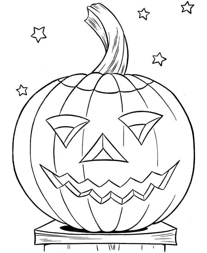 Desenho de Halloween para imprimir