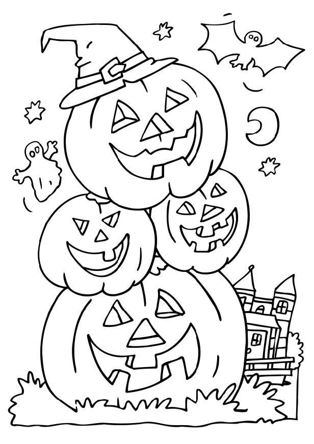 Desenho de Halloween para imprimir