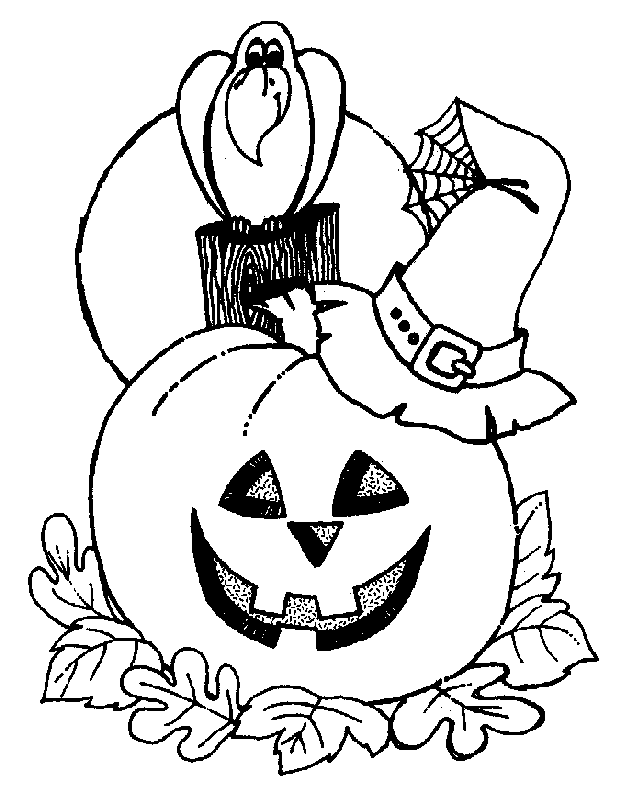 Desenho de Halloween para imprimir