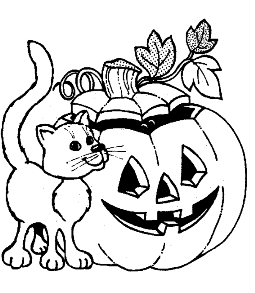 Desenho de Halloween para imprimir