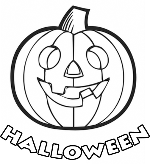 Desenho de Halloween para imprimir