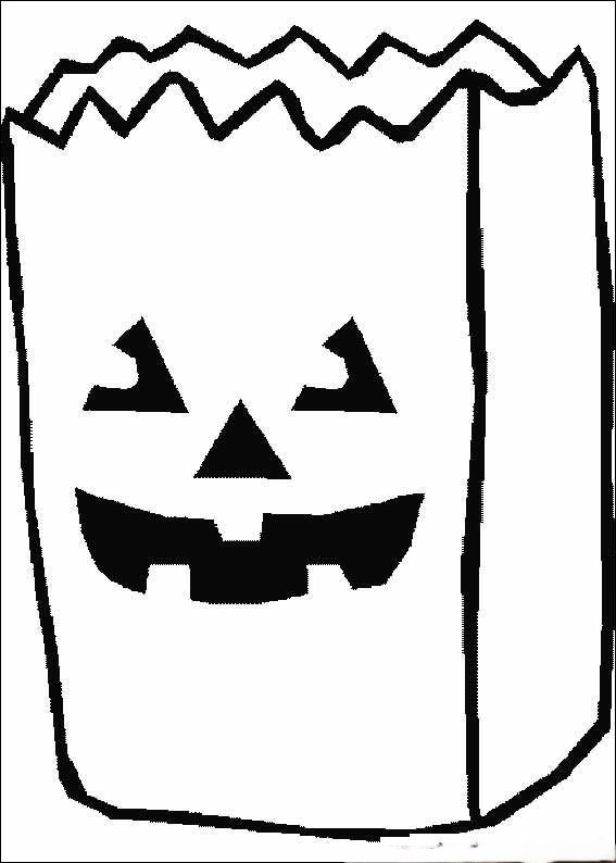 Desenho de Halloween para imprimir