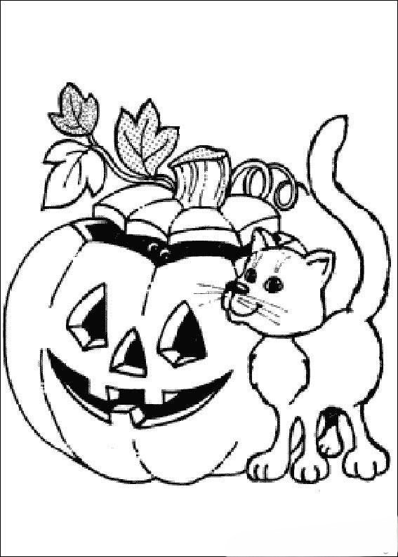 Desenho de Halloween para imprimir