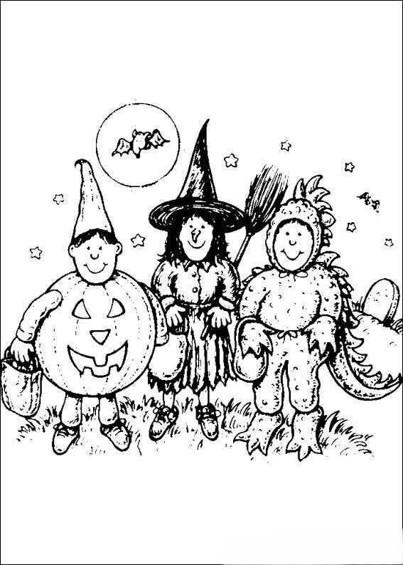 Desenho de Halloween para imprimir