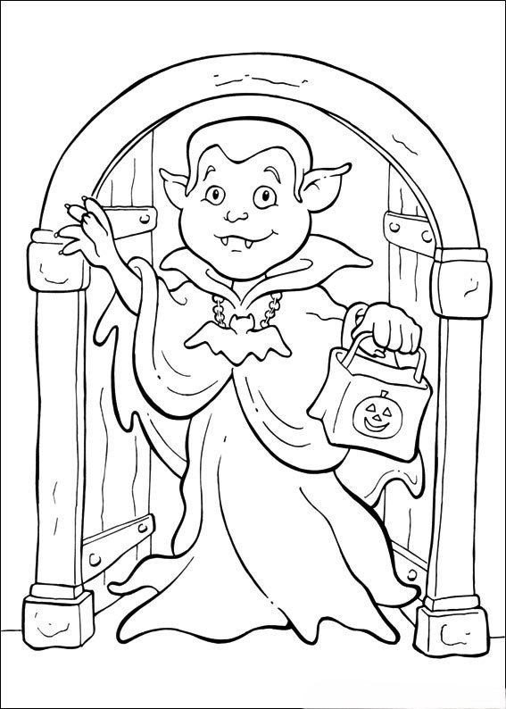 Desenho de Halloween para imprimir