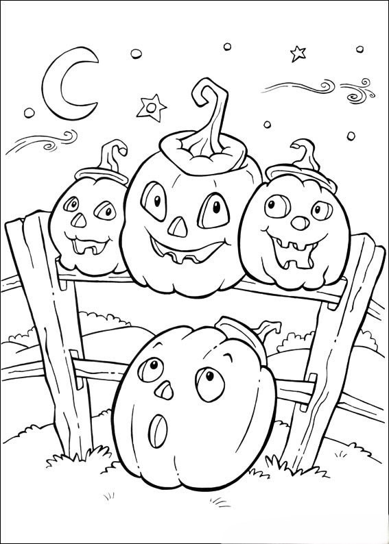 Desenho de Halloween para imprimir