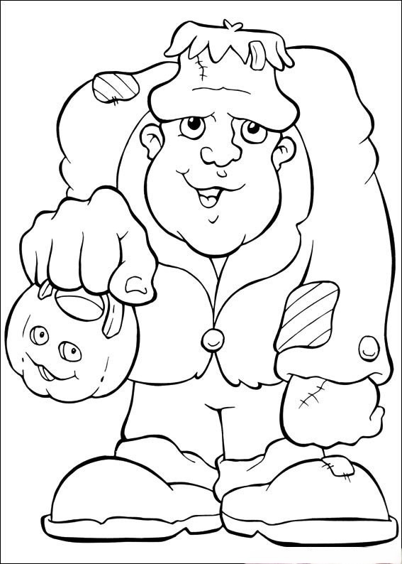 Desenho de Halloween para imprimir